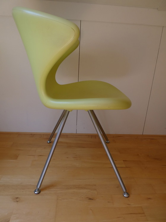 Image 1 of 4x Tonon eetkamerstoelen van Martin Ballendat.