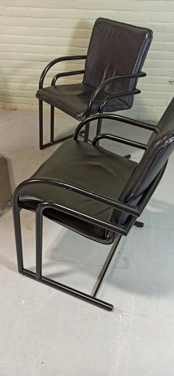 Image 1 of 4x postmoderne eetkamerstoelen