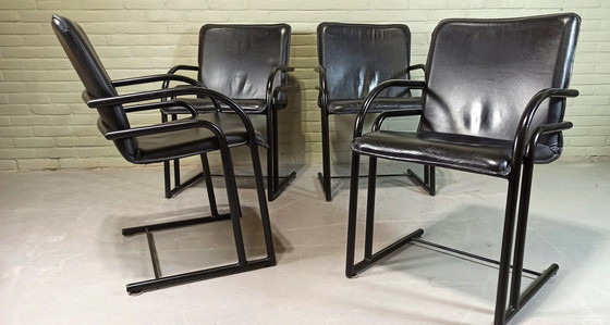 Image 1 of 4x postmoderne eetkamerstoelen