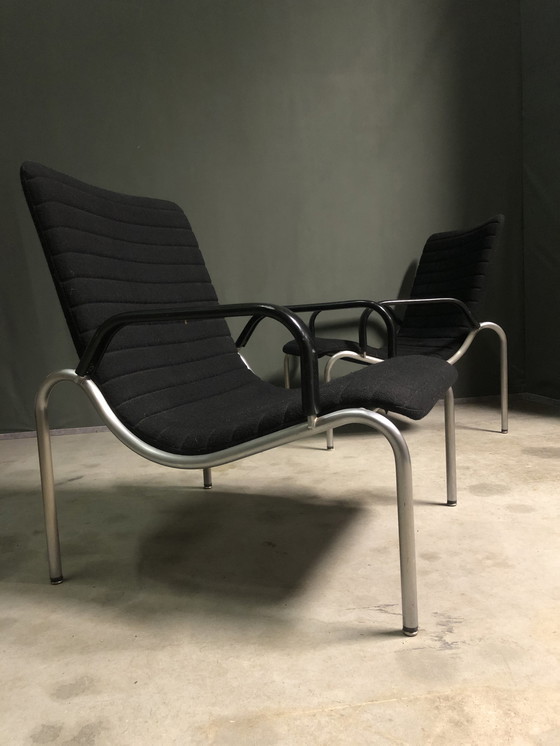 Image 1 of 2x Kho Liang Ie, loungestoelen, model 703