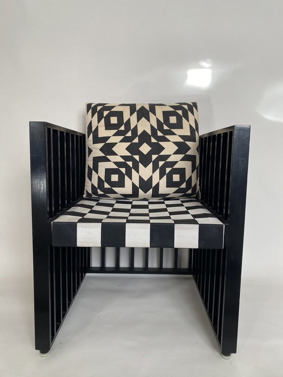 Image 1 of Purkersdorf" fauteuil van Wittmann Joseph Hoffmann & Koloman Moser