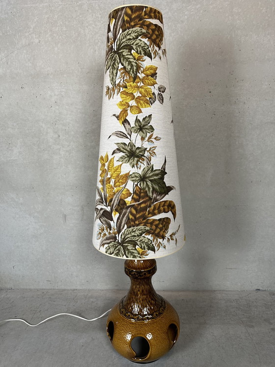 Image 1 of Vintage West-Germany Fat Lava Vloerlamp - Bay Keramik