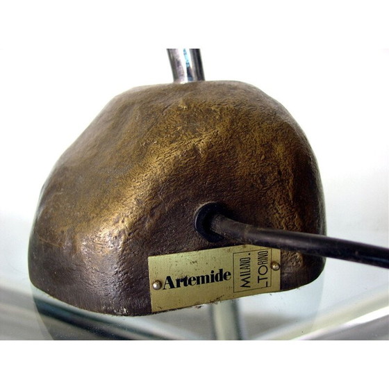 Image 1 of Vintage scultura vloerlamp Ecate Toni Cordero Artemide brons en maliënkolder 1990