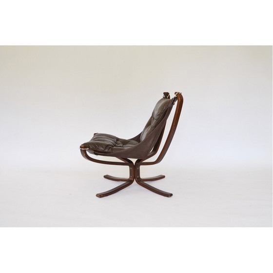 Image 1 of Vintage Falcon fauteuil in multiplex van Sigurd Ressell voor Vatne Møbler, Noorwegen 1970