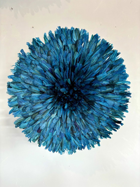 Image 1 of Blauwe Muurdecoratie Juju Hoed