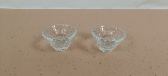 Image 1 of Vintage Set Ijsblok Kaarshouders