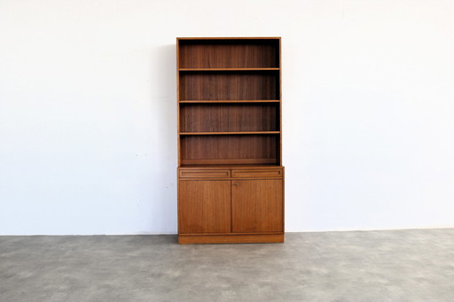 1x vintage teak boekenkast