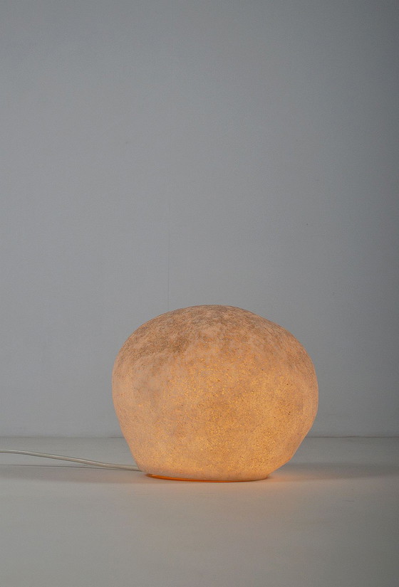 Image 1 of Vintage moon rock lamp in de stijl van André Cazenave, jaren '60