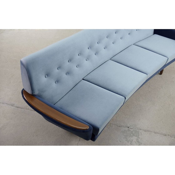 Image 1 of Scandinavische vintage fluwelen woonkamer set voor Holm Fabriker AB, Zweden 1960