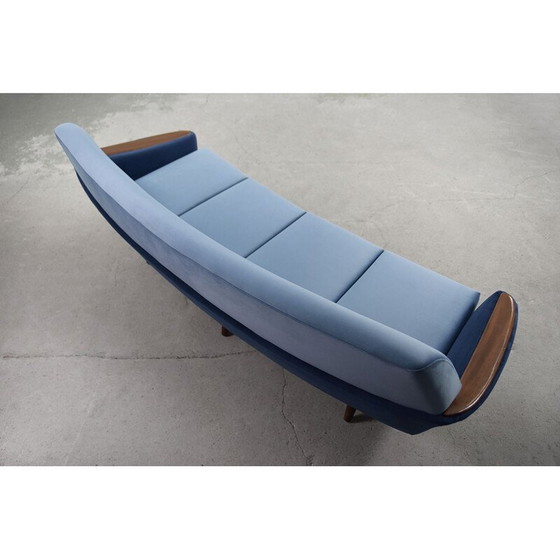 Image 1 of Scandinavische vintage fluwelen woonkamer set voor Holm Fabriker AB, Zweden 1960