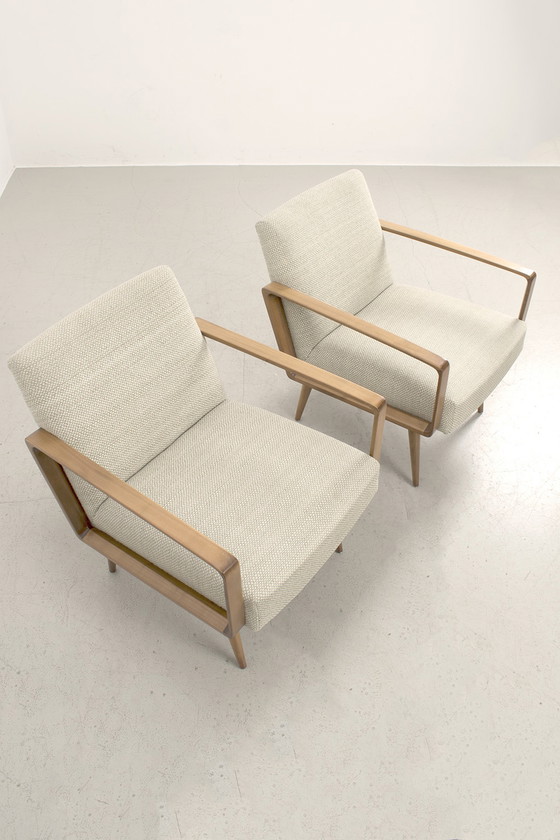 Image 1 of 2x vintage Walter Knoll fauteuils