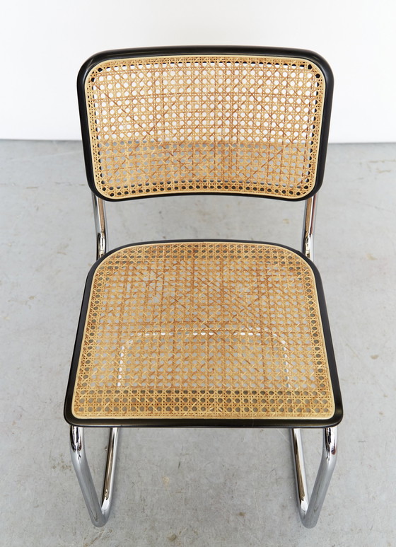 Image 1 of Sledestoel S32 van Marcel Breuer voor Thonet, set van 2