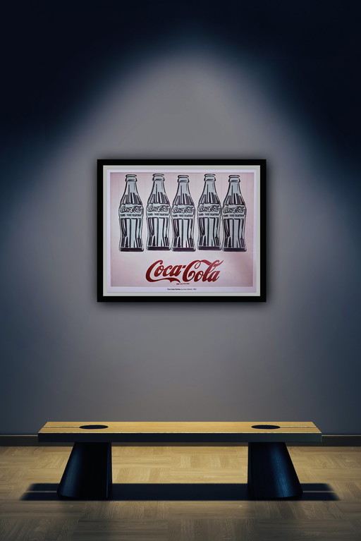 Andy Warhol: “Five Coke Bottles, 1962”.