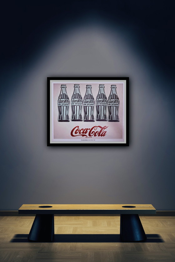 Image 1 of Andy Warhol: “Five Coke Bottles, 1962”.