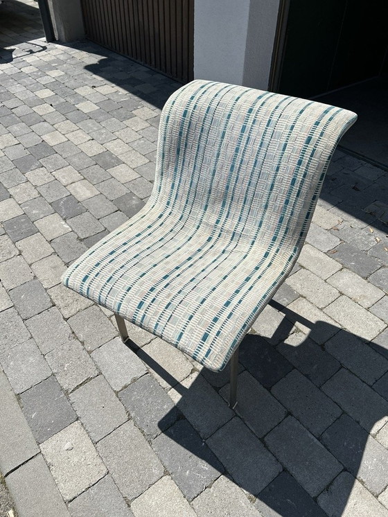 Image 1 of 6x Saporiti Italia "Wave" stoelen Missoni stof