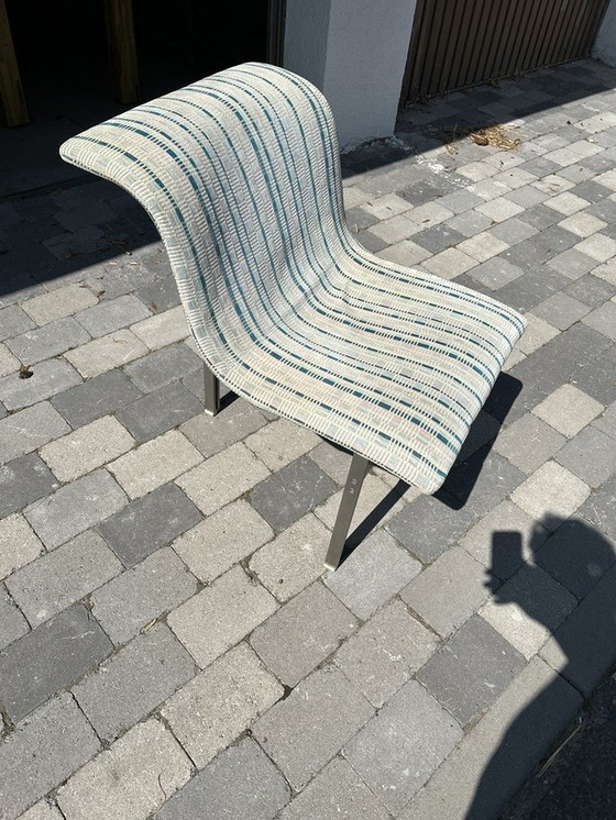 Image 1 of 6x Saporiti Italia "Wave" stoelen Missoni stof