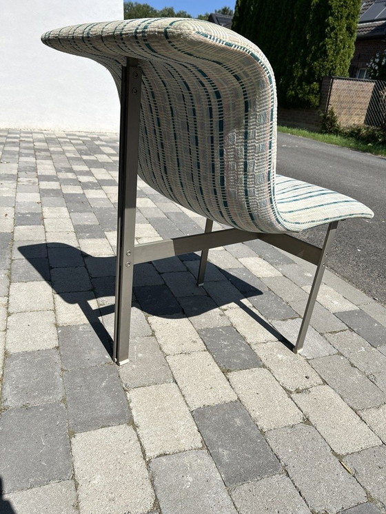 Image 1 of 6x Saporiti Italia "Wave" stoelen Missoni stof