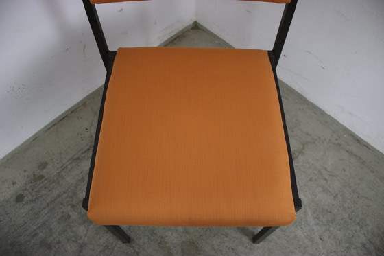 Image 1 of 4X L&C Arnold stalen buisstoelen vintage stoelenset oranje nieuwe hoes 60S