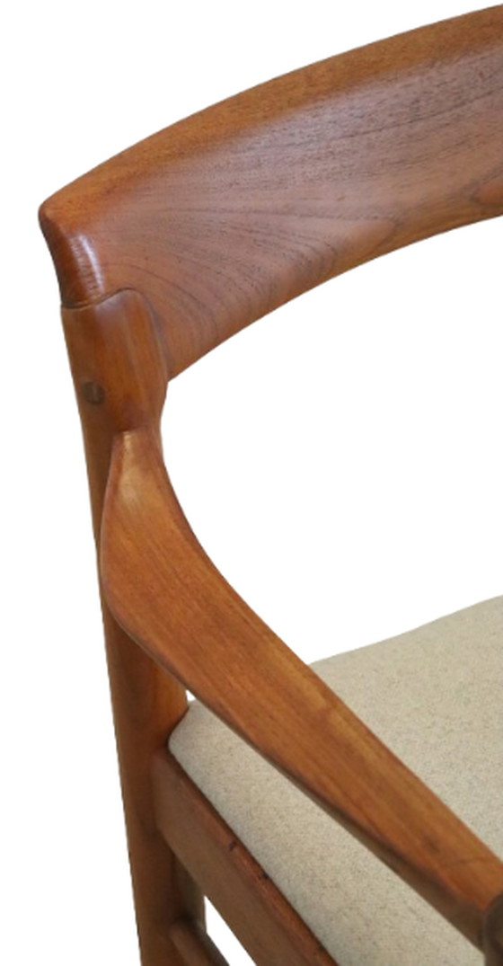 Image 1 of 4x Bramin eetkamerstoel 'Jersore' vintage