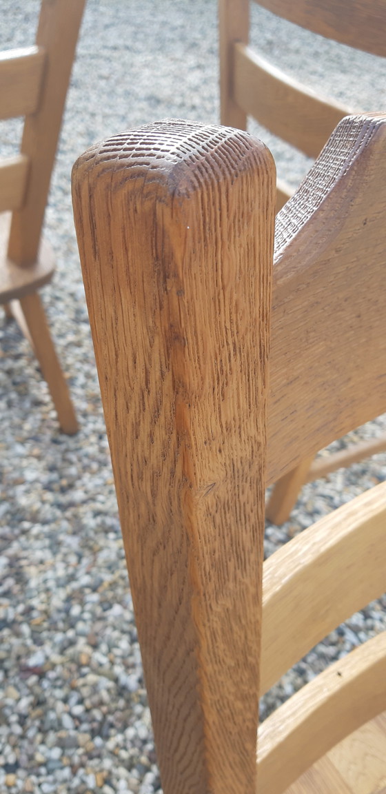 Image 1 of Brutalist De Puydt eetkamerstoelen 