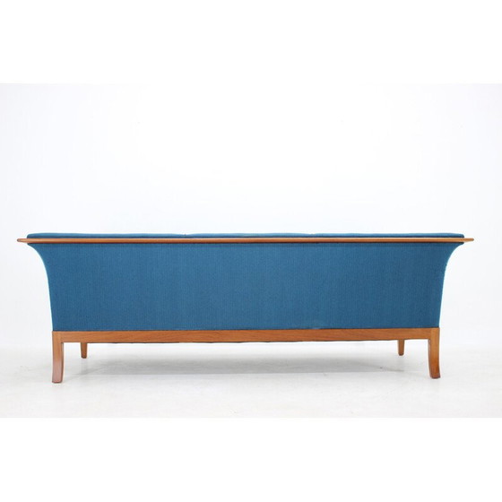 Image 1 of Vintage mahoniehouten 3-zitsbank van Frits Henningsen, Denemarken 1940