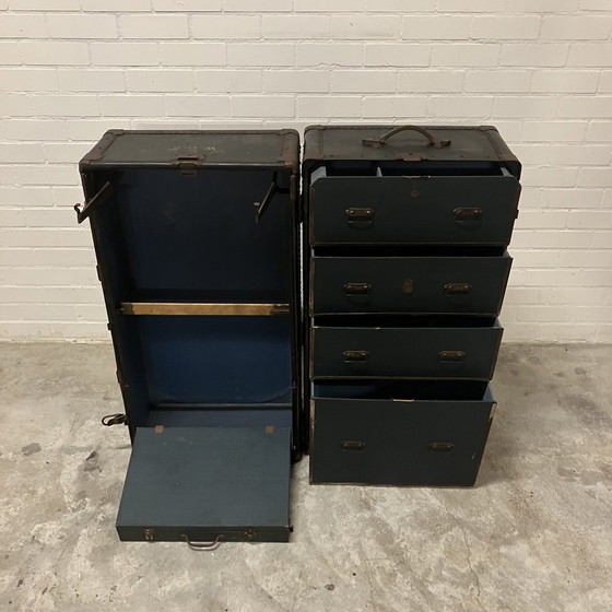 Image 1 of Vintage Hartmann Garderobe Koffer Kist