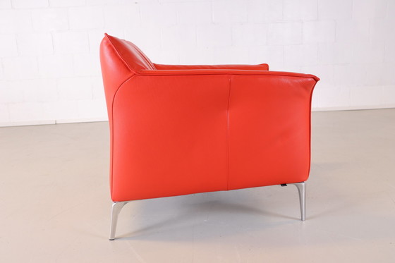 Image 1 of Leolux mayon fauteuil rood leer