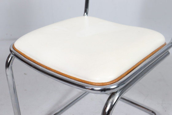 Image 1 of  Set van 4 sledestoelen in Bauhaus-stijl, Italië, jaren 1970