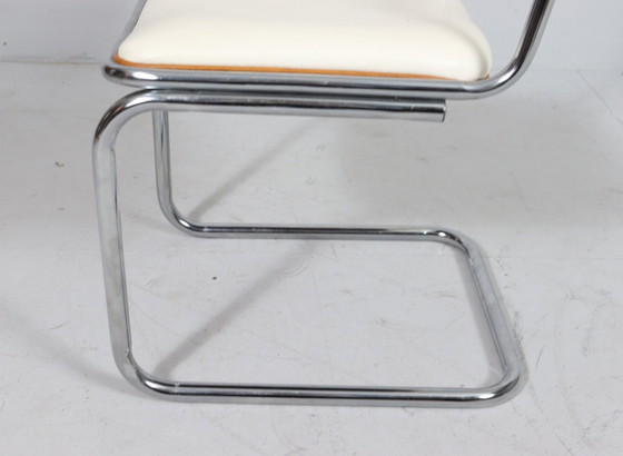 Image 1 of  Set van 4 sledestoelen in Bauhaus-stijl, Italië, jaren 1970