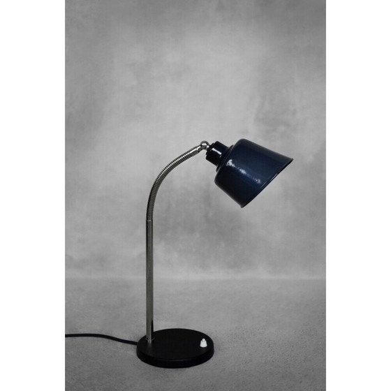 Image 1 of Vintage industriële metalen bureaulamp, Polen 1950