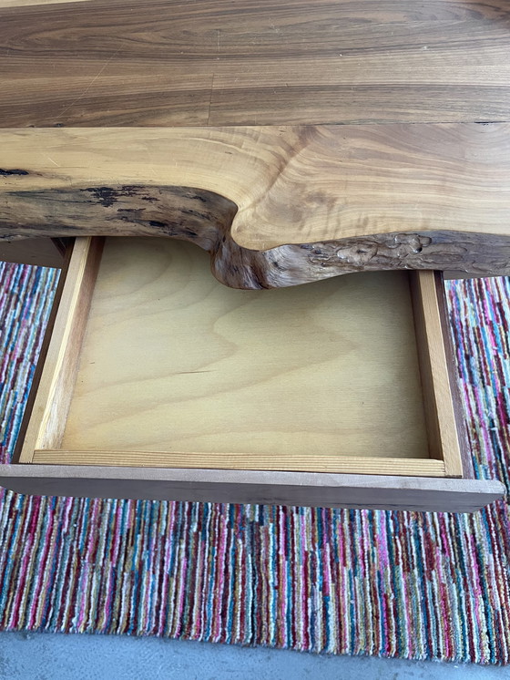 Image 1 of Boomstam handgemaakte houten gave tafel