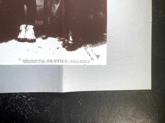 Image 1 of Shinkichi Tajiri - 'Vélocity, Erotics, Violence' Zeldzame print, gedrukt door Zeefdruk Iris