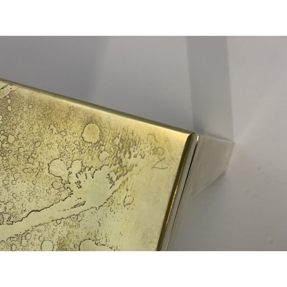 Image 1 of Vintage messing bijzettafel