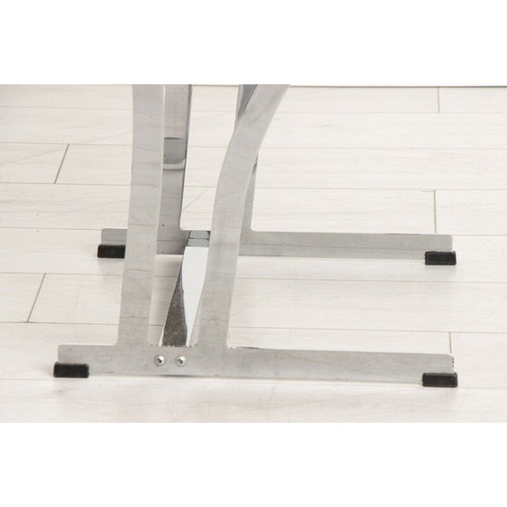 Image 1 of Set van 4 vintage chromen stoelen van Richard Young, jaren 1970