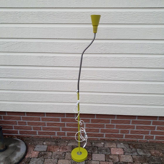 Image 1 of Vintage - Vloerlamp - Lime Groen - Ikea Hagberg - Staande Lamp.