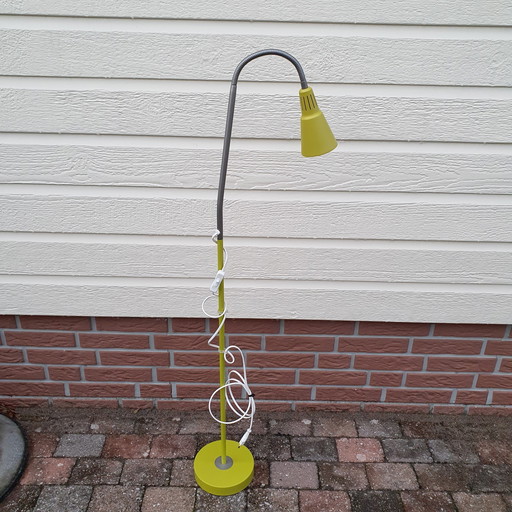 Vintage - Vloerlamp - Lime Groen - Ikea Hagberg - Staande Lamp.