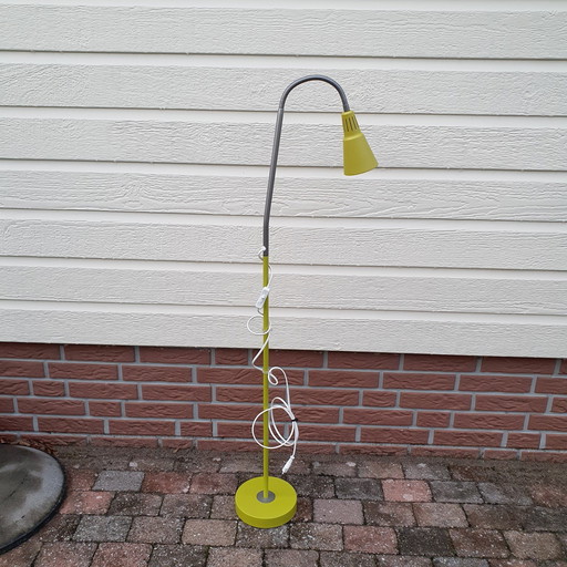 Vintage - Vloerlamp - Lime Groen - Ikea Hagberg - Staande Lamp.