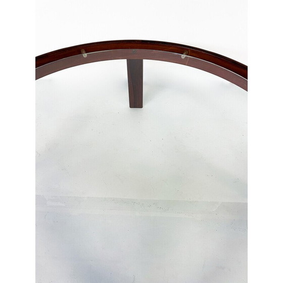 Image 1 of Vintage salontafel van hout en glas