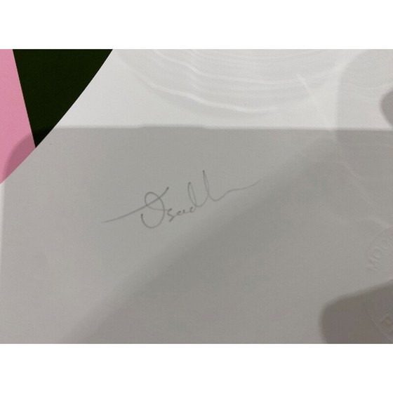 Image 1 of Vintage schilderij "Bloemenjongen" door Dennis Osadebe