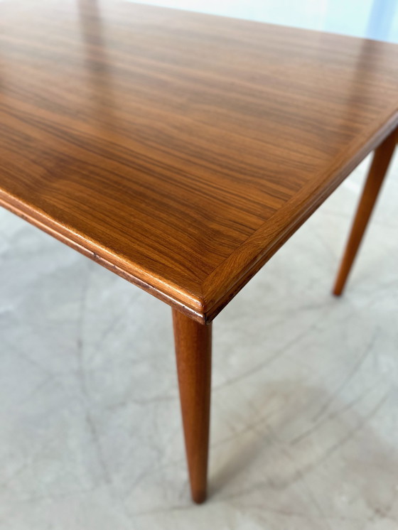 Image 1 of Deense Teak Midcentury Eettafel van Ar Møbler.