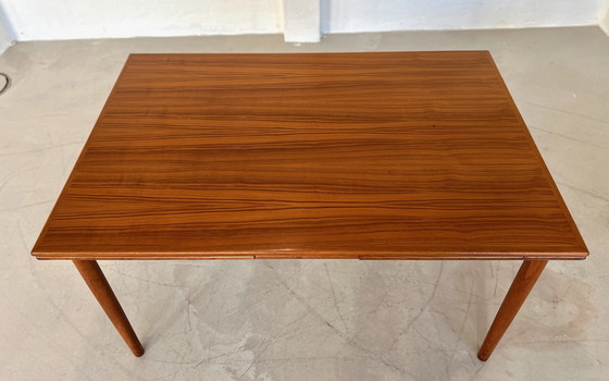 Image 1 of Deense Teak Midcentury Eettafel van Ar Møbler.