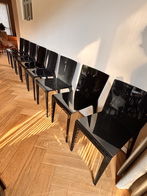 8X Molteni & C Alfa Stoelen Hannes Wettstein