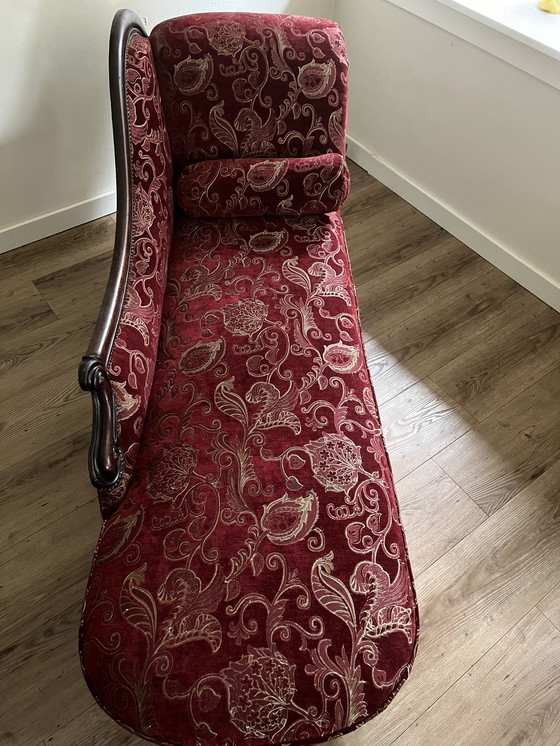 Image 1 of Hollywood Regency Chaise Longue