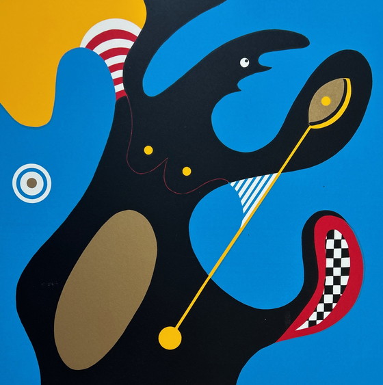 Image 1 of Zeefdruk Trudy Bersma - The Swinging Blue Note