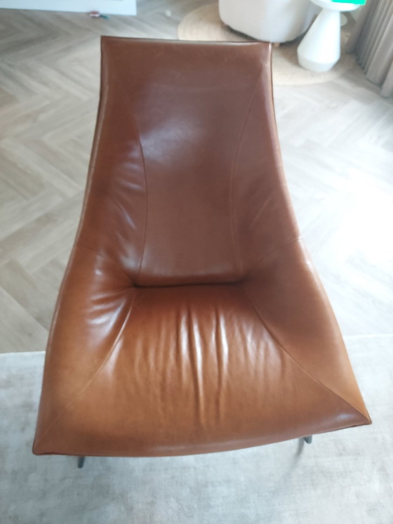 Image 1 of 1x Leren Jess Fauteuil