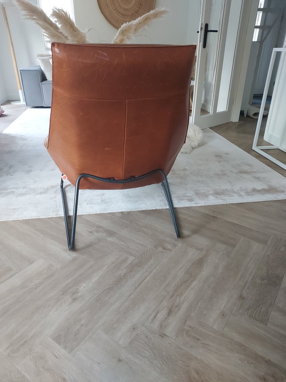 Image 1 of 1x Leren Jess Fauteuil