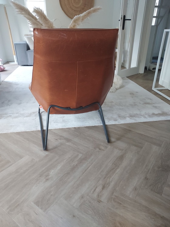 Image 1 of 1x Leren Jess Fauteuil