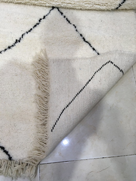 Image 1 of Beni Ouarain Marokkaans Berber Vloerkleed 2m95 x 2m03