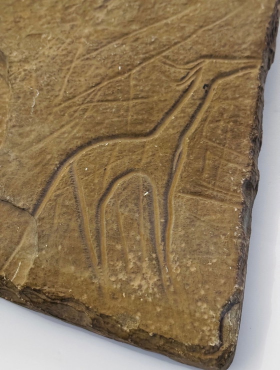 Image 1 of Uiterst Zeldzame Neolithische Rotsgravure 5000/10000 BC / Museumstuk