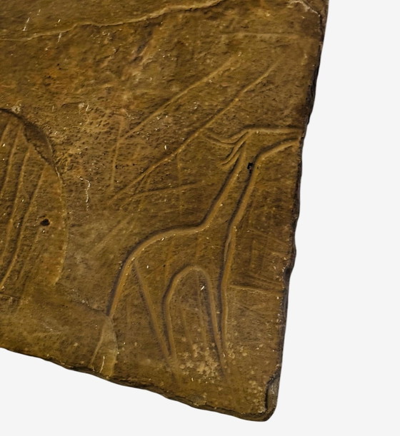 Image 1 of Uiterst Zeldzame Neolithische Rotsgravure 5000/10000 BC / Museumstuk